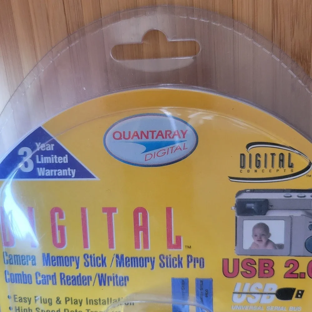 Quantaray USB 2.0 Memory Stick Pro Card Reader Writer New‎ Sealed
